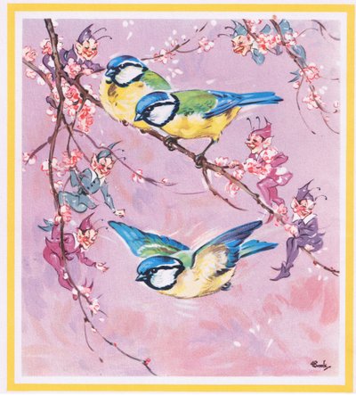 Blue Tits by G. Brooks
